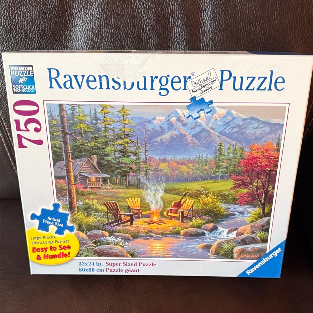 Ravensburger Puzzle - White, Blue, Green, Brown, Yellow, Red